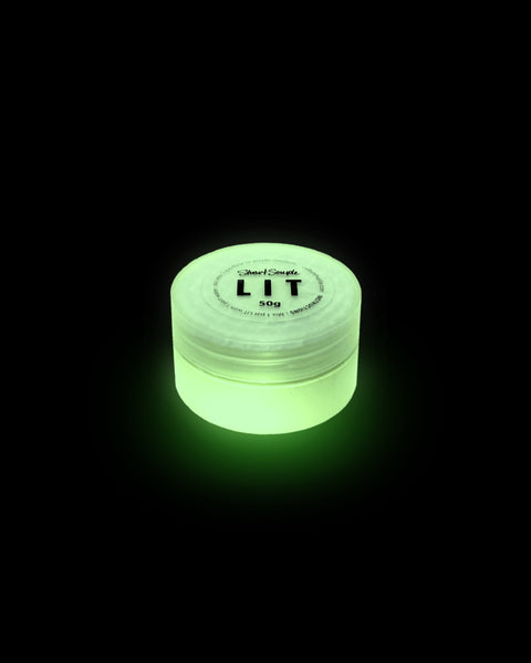 LIT - the world's glowiest glow pigment, 100% pure LIT powder by Stuart Semple